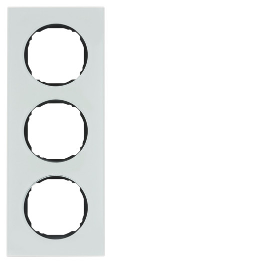 Рамка 3Х скло пол.біле R.8 000042669