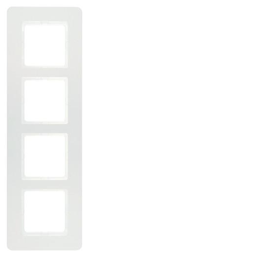 Рамка 4Х пластикова пол.білизна, Q.7 000042006