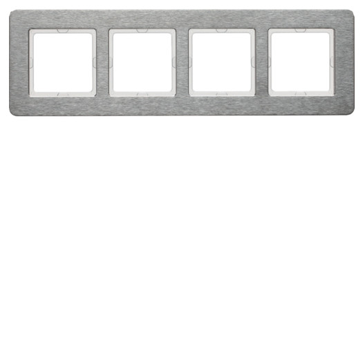 Рамка 4Х горизонтальна нержавіюча сталь Q.7 000034374