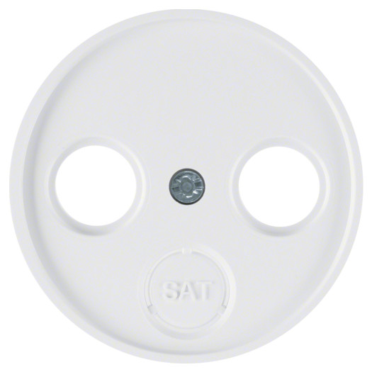 Накладка для ТВ-розетки 2/3 отвори, пол.білизна, R.х 000026964