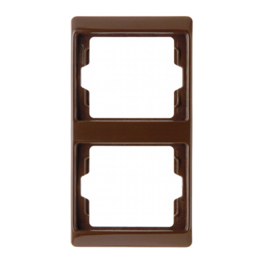 Рамка 2Х коричнева, вертикальна, ARSYS 000036805