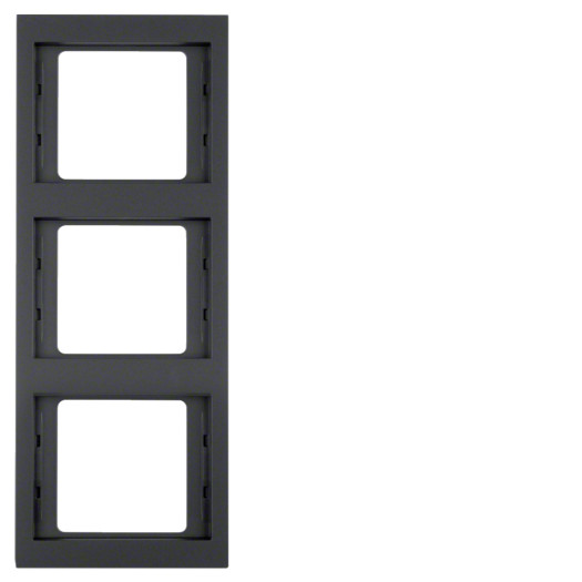Рамка 3Х антрацит, вертикальна, K.1 000023140