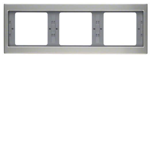 Рамка 3Х нержавіюча сталь, горизонтальна, K.5 000023165