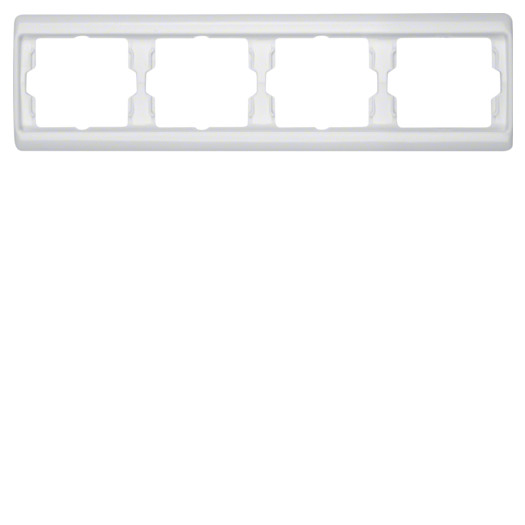 Рамка 4Х пол.білизна, горизонтальна, ARSYS 000026261
