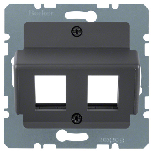 Накладка для модулів Modular Jacks 'Krone', антрацит S.1 000023115