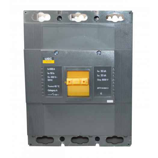 Купити Автоматичний вимикач PCB40 3Р 630А 35кА UEC 16 087,70 грн