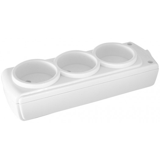 Колодка e.t.es.3 3 гнізда, без з/к М00002145