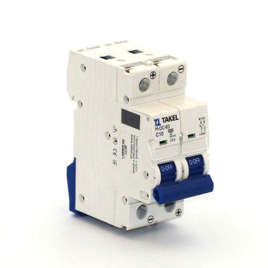 Автоматичний вимикач Argent M-DC-63-C 2Р 6кА 2А TAKEL 000171877