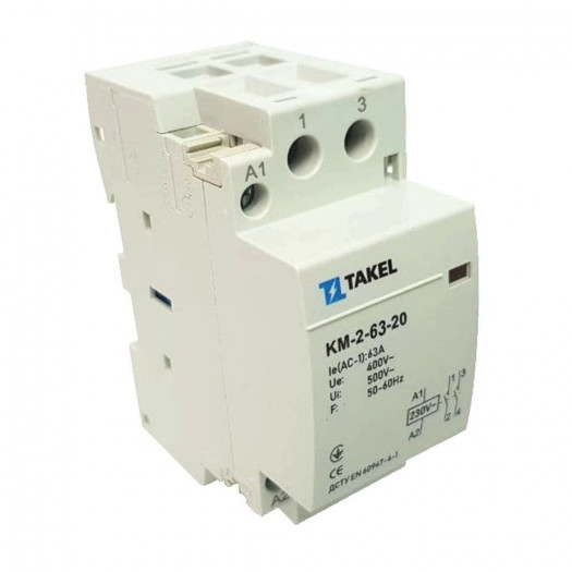 Контактор модульний КМ-2-63-20 63А 2НО 000127453