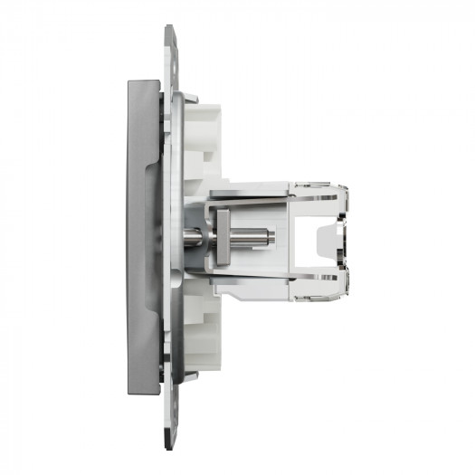 Купити Розетка комп'ютерна RJ45 кат.5е UTP, алюміній, Asfora 376,90 грн