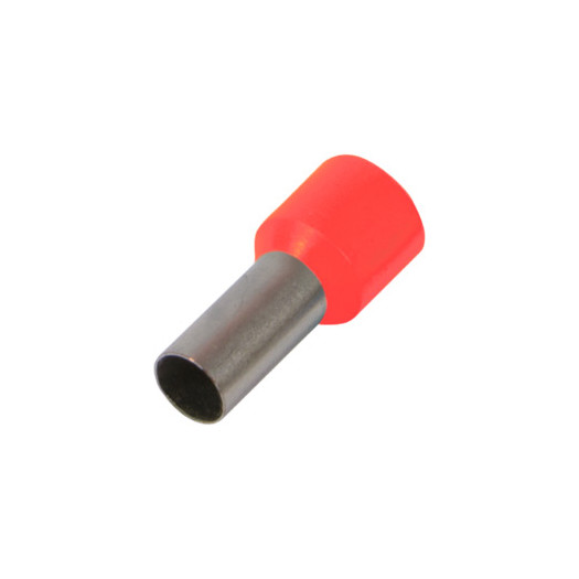 Ізольований наконечник втулковий e.terminal.stand.e10-12.red 10,0 кв.мм, червоний 000017780
