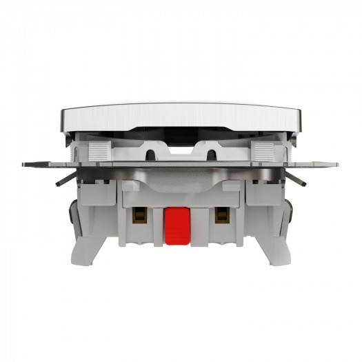 Купити Вимикач хрестовий  матовий алюміній Sedna Elements