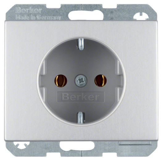 Розетка з з/к, 16А/250В, алюміній, K.5 000023188