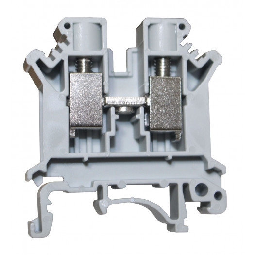 Клема КНГ-UK10 76А, 0,5-10 мм.кв., гвинтова, сіра, набірна на DIN-рейку, без маркера, без кришки TNSy 000156372