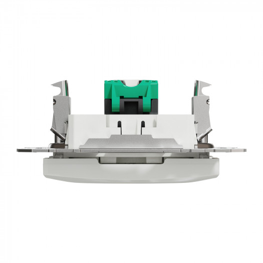 Купити Розетка на один роз’єм RJ45 категорія 5E UTP, білий Sedna Design 450,80 грн