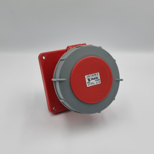 Розетка стаціонарна внутрішня 3452 125А 380В 3Р+N+Е IP67, TAKEL 000163401