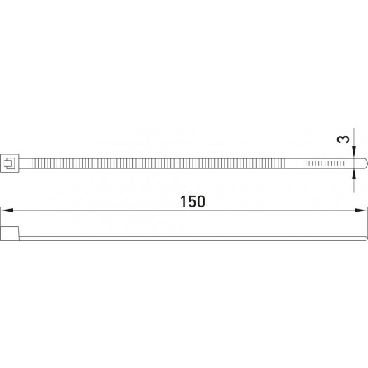 Купити Кабельна стяжка e.ct.stand.150.3.black (100шт) 30,70 грн