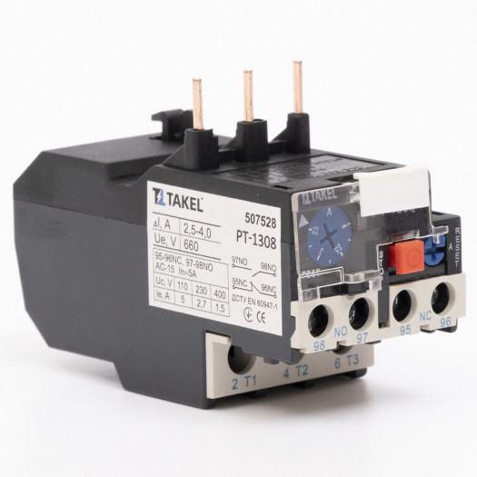 Реле теплове РТ-1308 діап. 2,5-4А 000132158 Реле теплове РТ-1308 діап. 2,5-4А 000132158