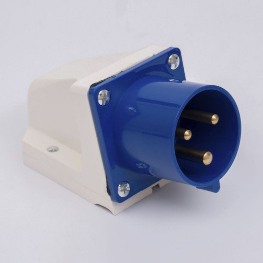 Вилка стаціонарна 523 32А 220В 2Р+Е IP44 000126544
