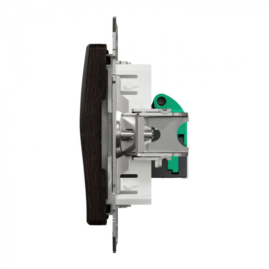 Купити Комп'ютерна розетка RJ45 CAT 5E UTP, венге Sedna Elements 914,30 грн