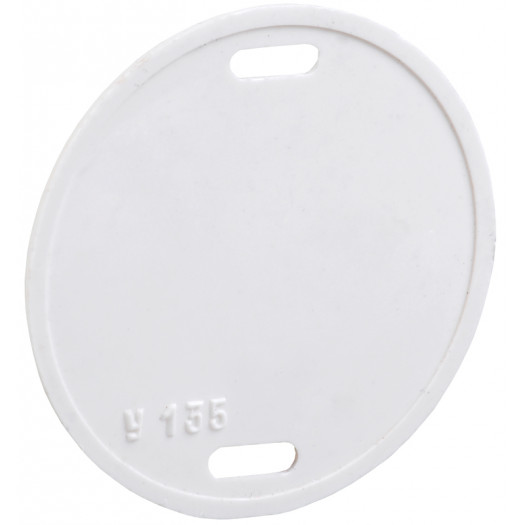 Бирка кабельная У-135 (круг 55 мм), IEK (Арт. UZMA-BIK-Y135-R) 000048020