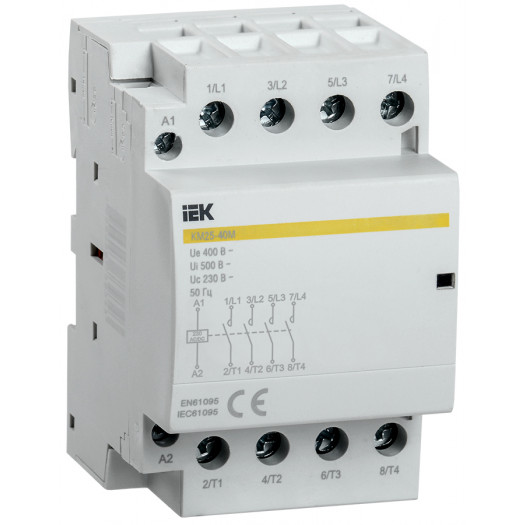 Контактор модульний КМ25-40М AC/DC IEK 000096298