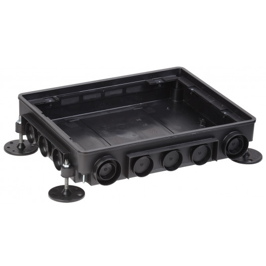 Коробка напольная ONFLOOR 16 модулей (Арт. KNU-80-16-PA-9011) 000031485