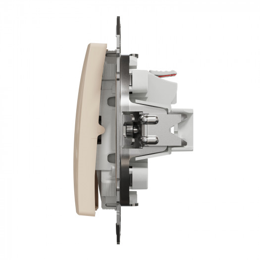 Купить Выключатель 2-клавишный, бежевый Sedna Design 298,90 грн