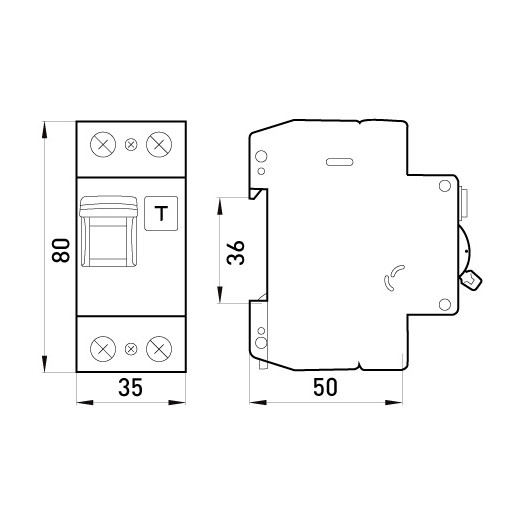Купити Вимикач диференційного струму (дифавтомат) e.industrial.elcb.2.C20.30, 2р, 20А, С, 30мА 761,70 грн