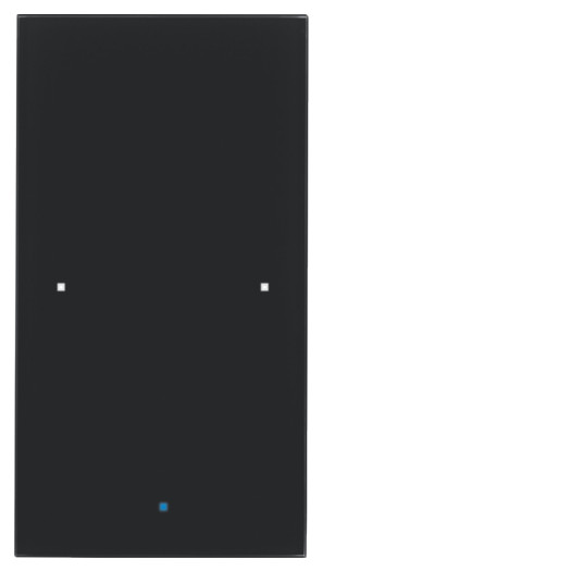 Скляний сенсор 1-канал., 'Комфорт', чорний, TS Sensor 000027567