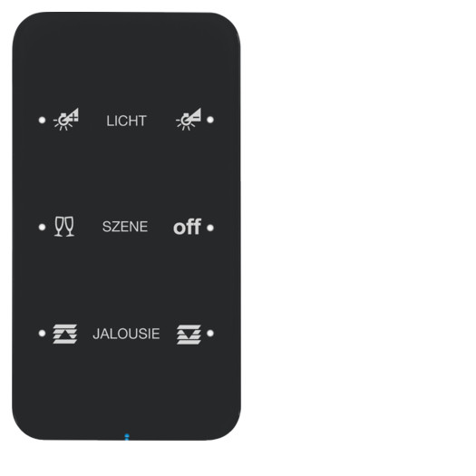 Скляний сенсор 3-канал., 'Комфорт', конфігуруємий, чорний, TS Sensor R.1 000027609