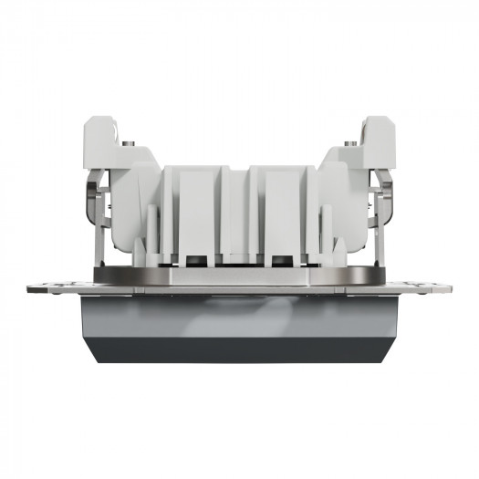 Купити Перемикач 1-клавішний хрестовий, сталь, Asfora 216,70 грн