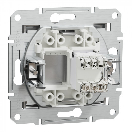 Купити Розетка комп'ютерна RJ45 кат.5е UTP, алюміній, Asfora 376,90 грн