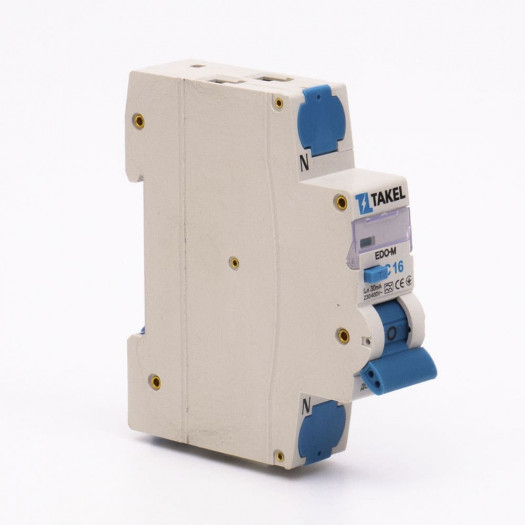 Вимикач автоматичний диференційний EDO-M-С 1P+N 30мА 16А тип A 000144178