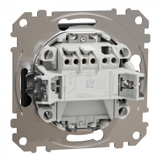 Купити Вимикач картковий 10А, чорний, Sedna Design & Elements 1 119,50 грн