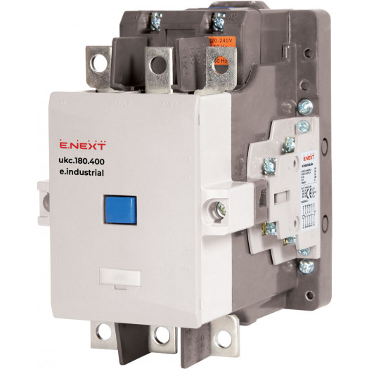Контактор e.industrial.ukc.180.400, 180А, 400В, 1no+1nc 000016761