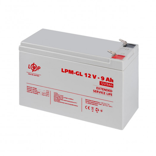Купить Аккумулятор гелевый LPM-GL 12V - 9 Ah 1 100,00 грн