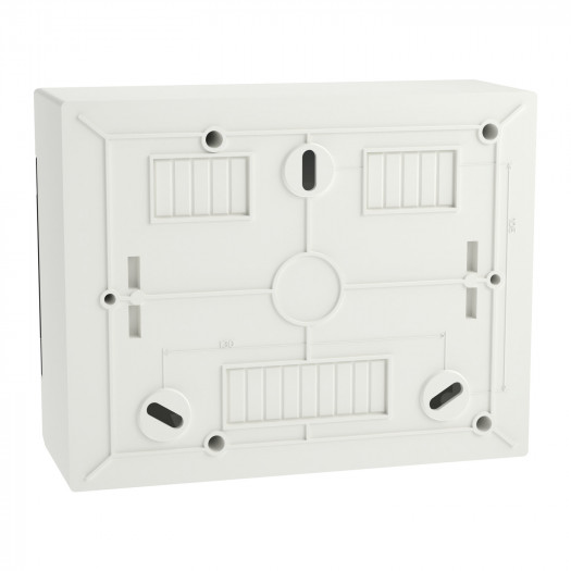 Купить Щит пластиковый Easy9 EU, навесной, 1 ряд 8 модулей, дымчатая дверца 630,90 грн