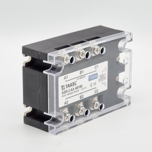 Реле твердотільне SSR-3 АA48100 100А, TAKEL 000161881 Реле твердотільне SSR-3 АA48100 100А, TAKEL 000161881