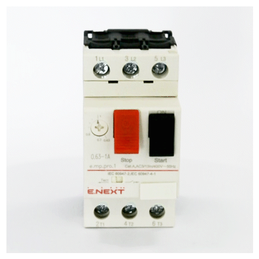 Купити Автоматичний вимикач захисту двигуна e.mp.pro.1, 0,63-1А 716,40 грн