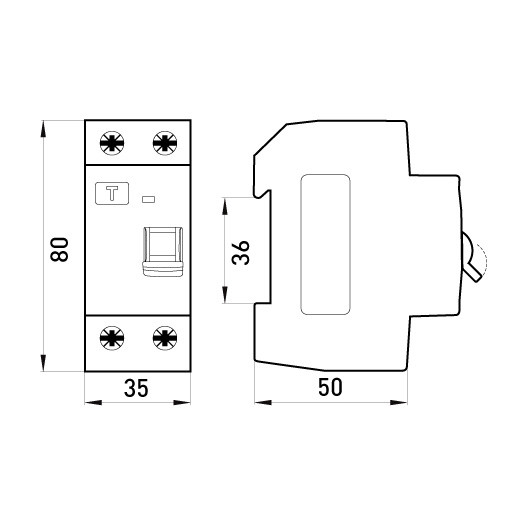 Купить Выключатель дифференциального тока E.Next e.rccb.stand.2.25.30 2р, 25А, 30mA (Арт. s034001) 502,00 грн