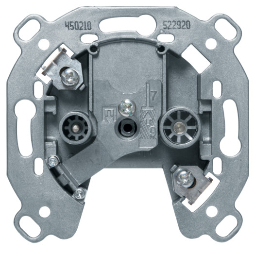 Розетка антенна, 2 отвори, окрема 000026236