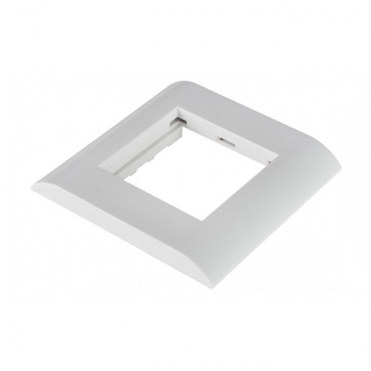 ITK Лицьова рамка для мод. Mosaic, 80х80мм, біла М00005775