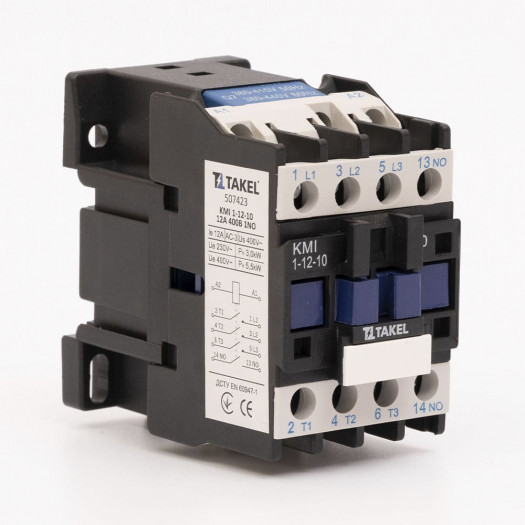 Контактор КМІ 1-12-10 12А 400В 1NO 000132092 Контактор КМІ 1-12-10 12А 400В 1NO 000132092