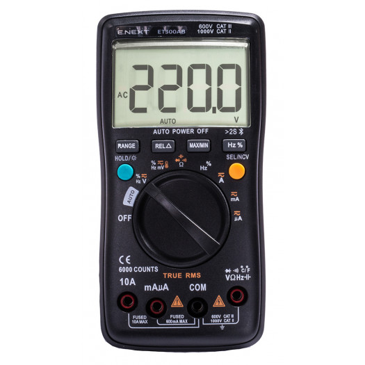 Мультиметр цифровий e.tool.multitest.pro.ET300AB 000131336