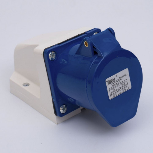 Розетка стаціонарна наружна 123 32А 220В 2Р+Е IP44 000126541