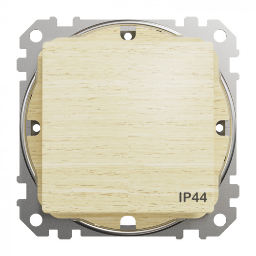 Купить Выключатель 1-клавишный, 10АХ, IP44, береза, Sedna Design & Elements 631,70 грн