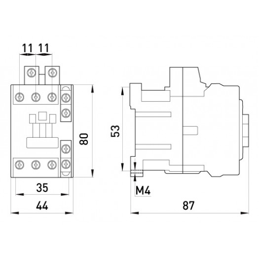 Купити Контактор e.industrial.ukc.18.24, 18A, 24В, 1no+1nc 465,60 грн