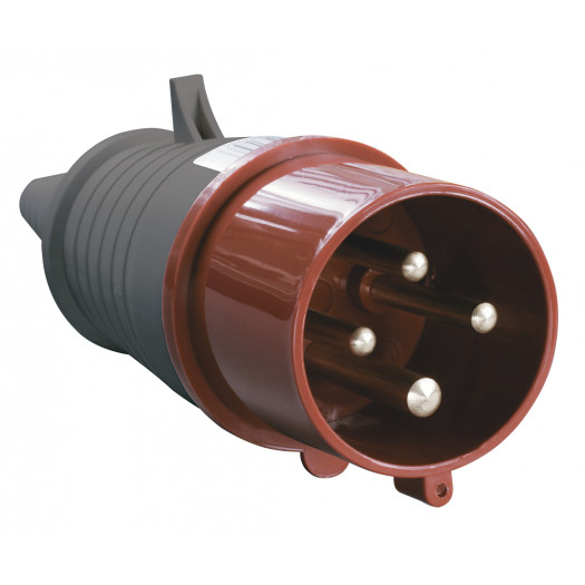Вилка переносна ЗСІ-024 3Р+PЕ 32А 380В IP44 УЕК 000156797