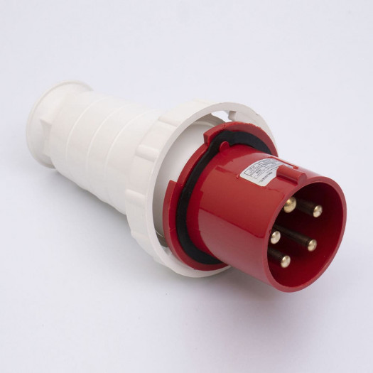 Вилка переносна 035 63А 380В 3Р+N+Е IP67 000126561